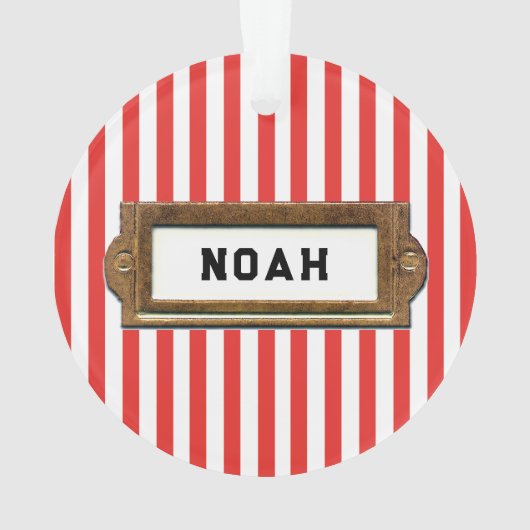 Ultimate Frisbee Holiday Geschenk Ornament (Rückseite)