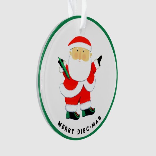 Ultimate Frisbee Holiday Geschenke Ornament (Vorderseite)