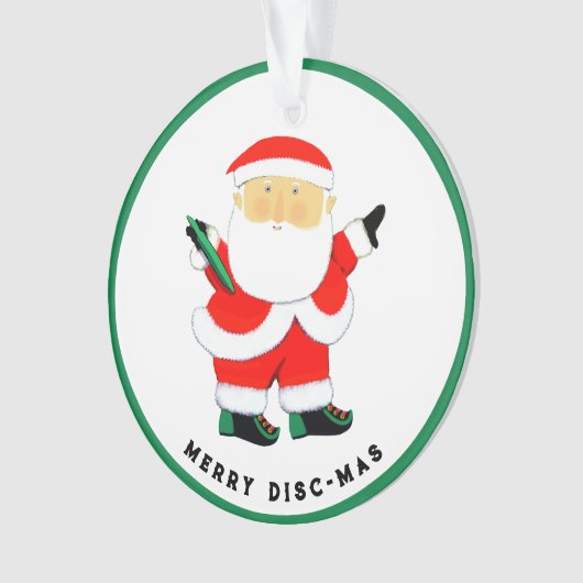 Ultimate Frisbee Holiday Geschenke Ornament (Vorderseite)