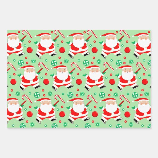 Ultimate Frisbee Holiday Geschenkpapier Set (Vorderseite)