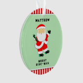 Ultimate Frisbee Holiday Gift Ornament (Vorderseite)