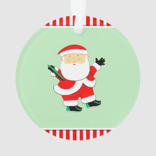 Ultimate Frisbee Holiday Gift Ornament (Rückseite)