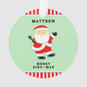 Ultimate Frisbee Holiday Gift Ornament (Vorderseite)