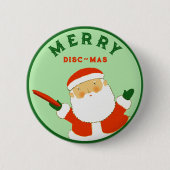Ultimate Frisbee Holiday Kleine Geschenke Button (Vorderseite)