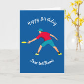 Ultimate Frisbee Karte (Gelbe Blume)