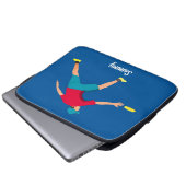 Ultimate Frisbee Laptopschutzhülle (Vorne Knopf)