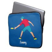 Ultimate Frisbee Laptopschutzhülle (Vorderseite Links)