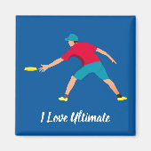 Ultimate Frisbee Magnet (Vorne)