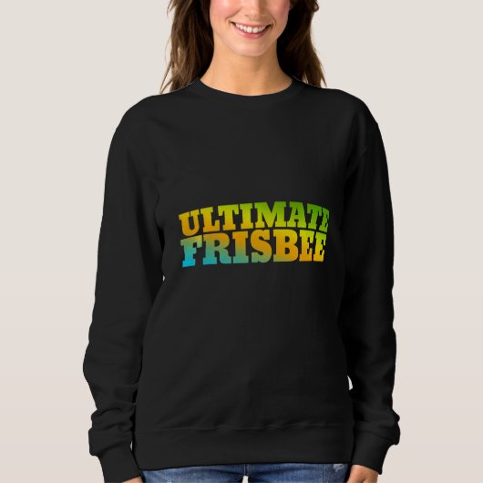 Ultimate Frisbee mit Naturfarben Sweatshirt (Vorderseite)