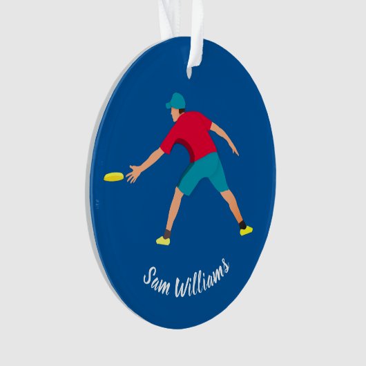 Ultimate Frisbee Ornament (Vorderseite)