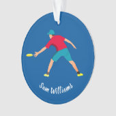 Ultimate Frisbee Ornament (Vorderseite)