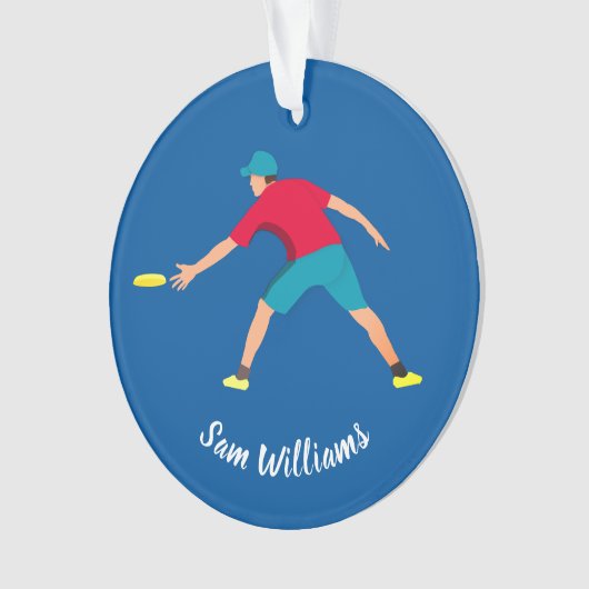 Ultimate Frisbee Ornament (Vorderseite)