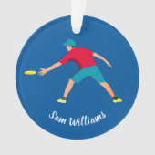Ultimate Frisbee Ornament (Vorderseite)
