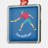 Ultimate Frisbee Ornament Aus Metall (Links)