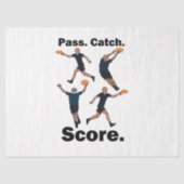 Ultimate-Frisbee-Pass-Catch-Score-Frisbee-Party Seidenpapier (Vorderseite)