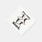 Ultimate-Frisbee-Pass-Catch-Score-Frisbee-Party Serviette (Ecke)