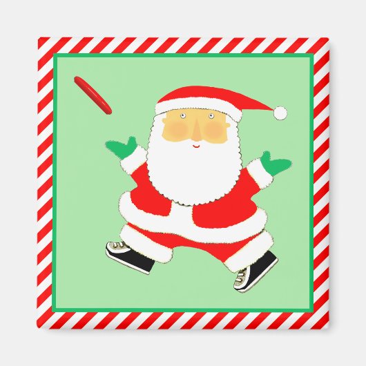 Ultimate Frisbee Player Holiday Gift Magnet (Vorne)