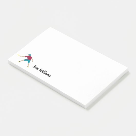 Ultimate Frisbee Post-it Klebezettel (angewinkelt)