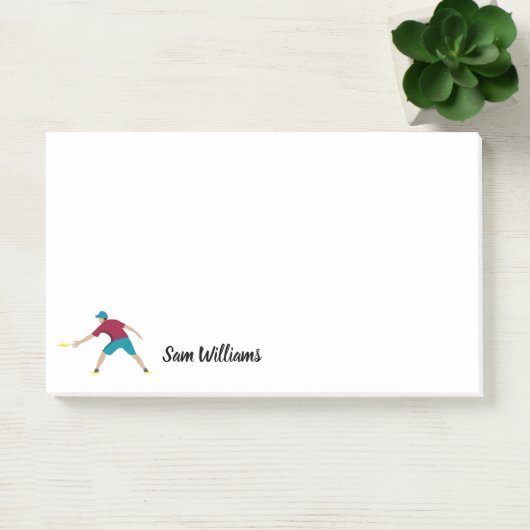 Ultimate Frisbee Post-it Klebezettel (Büro)