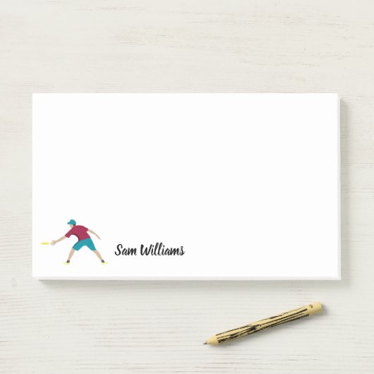 Ultimate Frisbee Post-it Klebezettel (Auf Schreibtisch)