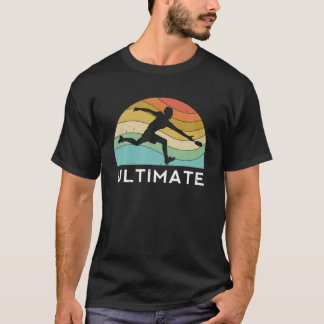 Ultimate Frisbee Retro Player Men Fliegen Di Di T-Shirt