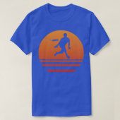 Ultimate Frisbee Retro Sun Sunset T-Shirt (Design vorne)