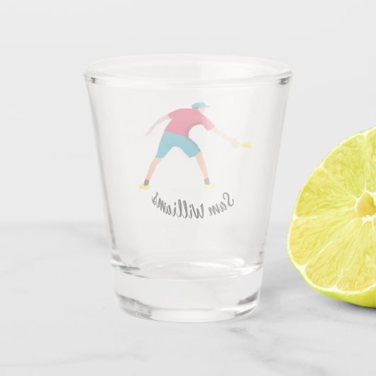 Ultimate Frisbee Schnapsglas (Rückseite)