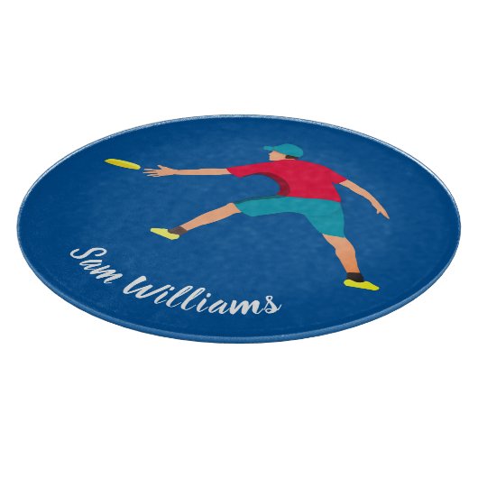 Ultimate Frisbee Schneidebrett (Ecke)