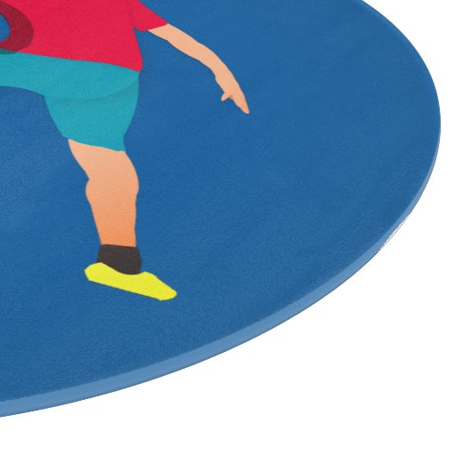 Ultimate Frisbee Schneidebrett (Ecke)