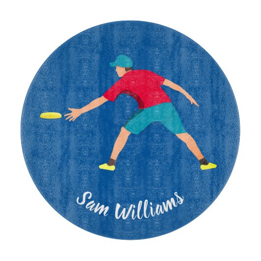 Ultimate Frisbee Schneidebrett (Vorderseite)