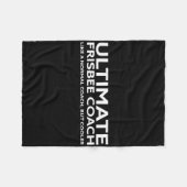Ultimate-Frisbee-Spieler-Trainer-Disc-Golf Männer Fleecedecke (Vorderseite (Horizontal))