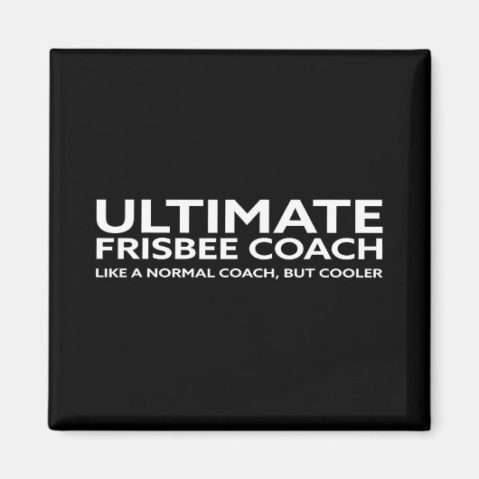 Ultimate-Frisbee-Spieler-Trainer-Disc-Golf-Männer- Magnet (Vorne)