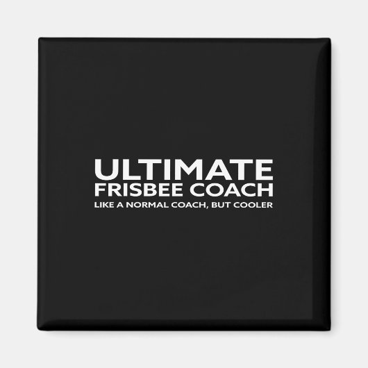 Ultimate-Frisbee-Spieler-Trainer-Disc-Golf-Männer- Magnet (Vorne)
