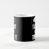 Ultimate Frisbee Sprichwort ich bin und ich wirf e Kaffeetasse (Mittel)