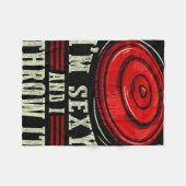 Ultimate-Frisbee- und Disc-Golf-Sportgeschenk Fleecedecke (Vorderseite (Horizontal))