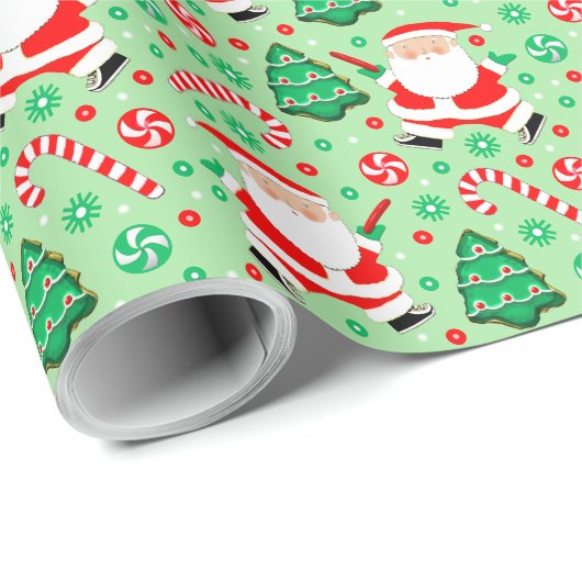 Ultimate Frisbee Weihnachtsgeschenk Wrapping Paper Geschenkpapier (Rolleneckpunkt)
