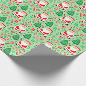 Ultimate Frisbee Weihnachtsgeschenk Wrapping Paper Geschenkpapier (Ecke)