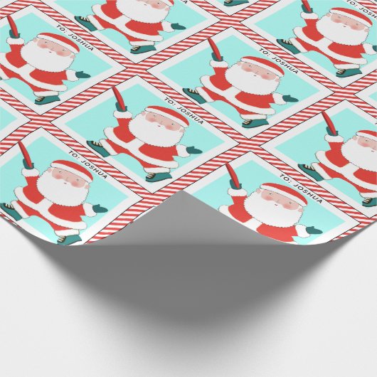 Ultimate Frisbee Weihnachtsgeschenkpapier Geschenkpapier (Ecke)