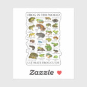 Ultimate Frog Guide Funny Frog Lover Frog Eigentüm Aufkleber (Blatt)