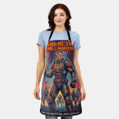 Ultimate Galactic BBQ Commander Sci-Fi Schürze (Getragen)