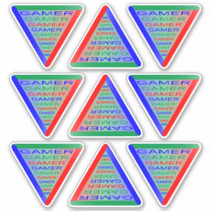 Ultimate Gamer 3 Gaming System Colors RGB Aufkleber