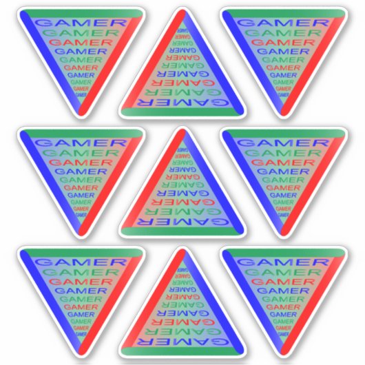 Ultimate Gamer 3 Gaming System Colors RGB Aufkleber (Vorderseite)