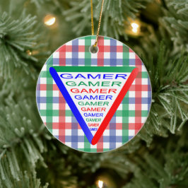 Ultimate Gamer 3 Gaming System Colors RGB Keramik Ornament