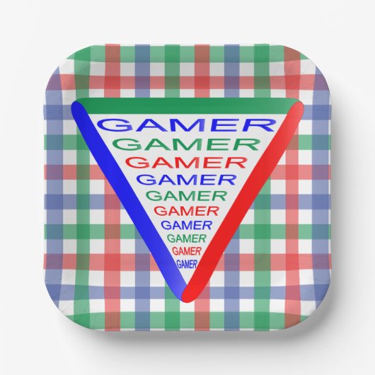 Ultimate Gamer 3 Gaming System Colors RGB Pappteller (Vorderseite)