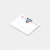 Ultimate Gamer 3 Gaming System Colors RGB Post-it Klebezettel (angewinkelt)