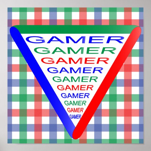 Ultimate Gamer 3 Gaming System Colors RGB Poster (Vorne)