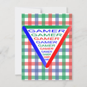 Ultimate Gamer 3 Gaming System Colors RGB Postkarte