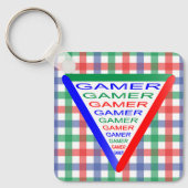 Ultimate Gamer 3 Gaming System Colors RGB Schlüsselanhänger (Vorderseite)