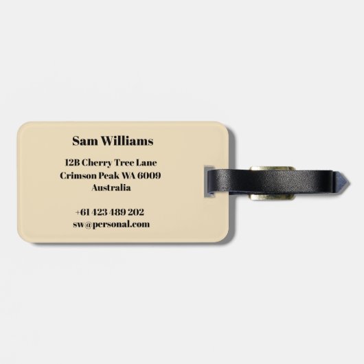 Ultimate Gepäckanhänger (Rückseite horizontal)