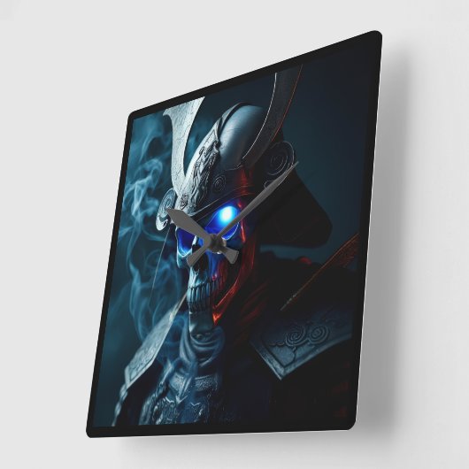 Ultimate Ghost Samurai Warrior Clock Quadratische Wanduhr (Winkel)